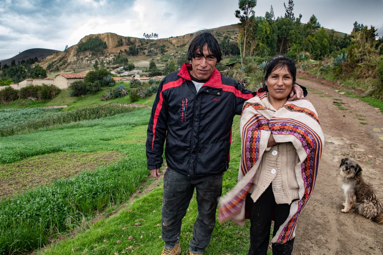 The project conducted trials in farmers’ fields throughout Huancayo Province. These farmers were among those who took part in the trials. Photo: Crop Trust/Michael Major. 