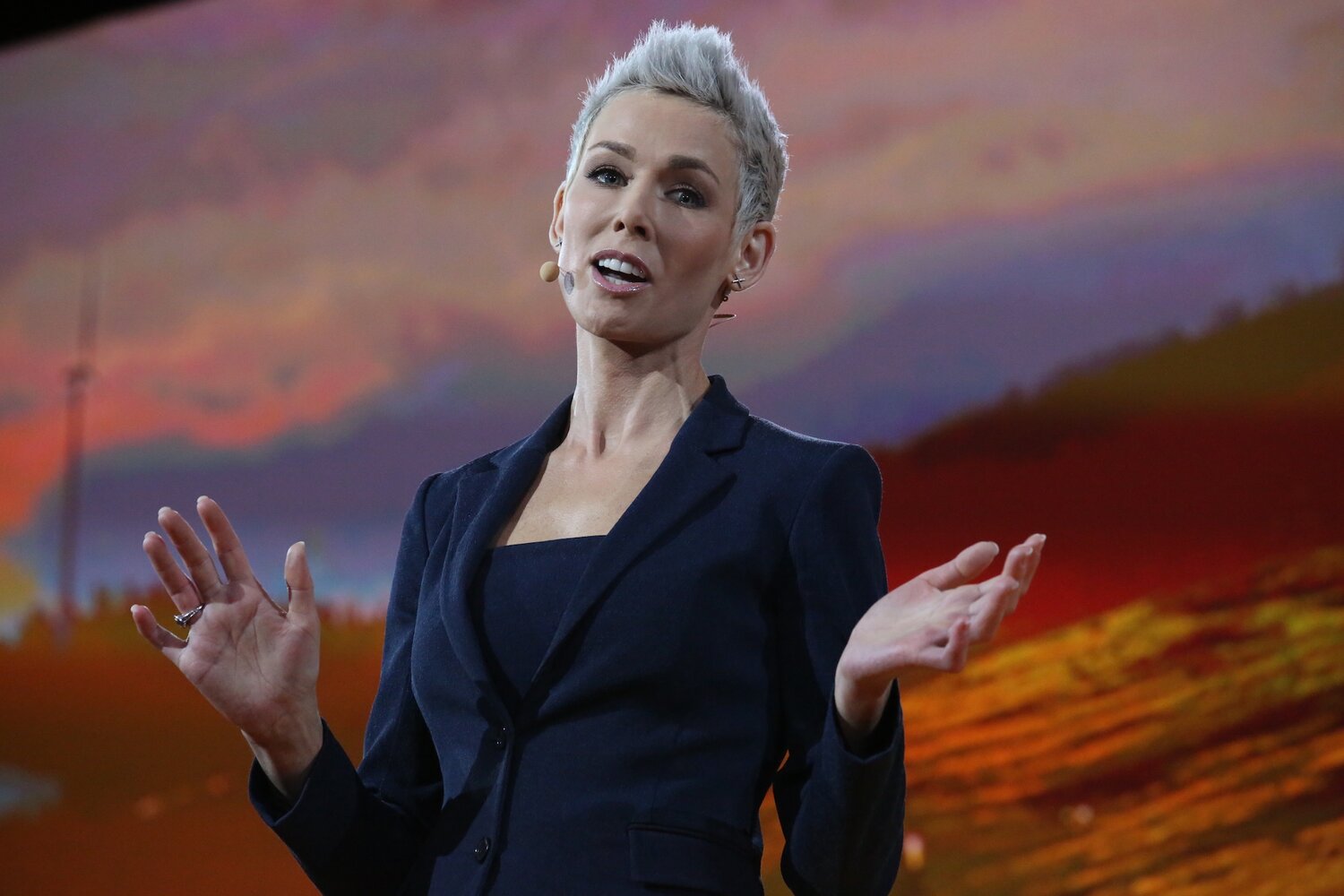 Gunhild Stordalen, Founder of the Eat Foundation, pictured at the 2017 Stockholm Food Forum. "The value of preserving biodiversity is greatly underestimated," she says. "If you ask people on the street about the importance of biodiversity to feed a growing world population, probably very few could answer. That's partly what we want to work together to do - increase awareness of how important this is." 