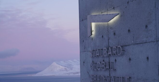 Svalbard Global Seed Vault exterior. Photo credit: NordGen.