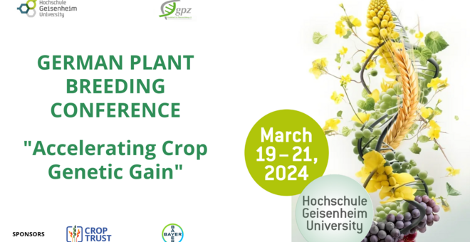 German Plant Breeding Conference 2024 “Accelerating Crop Genetic Gain”