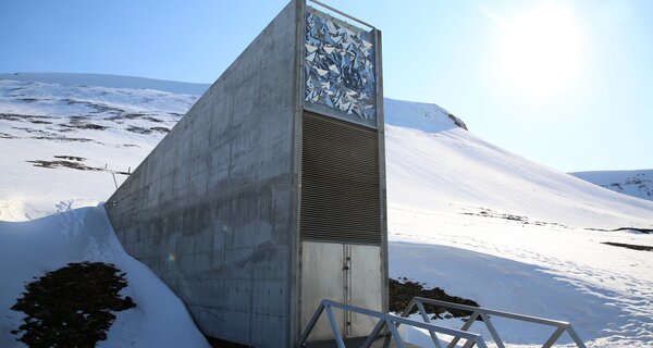 The Svalbard Global Seed Vault in Spitsbergen, Norway. Photo credit: Crop Trust.