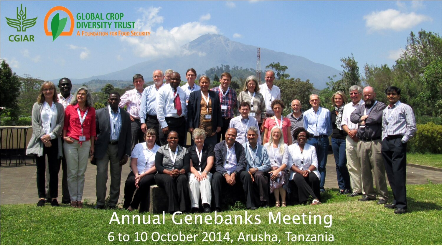 Group photo of annual genebanks meeting 2014