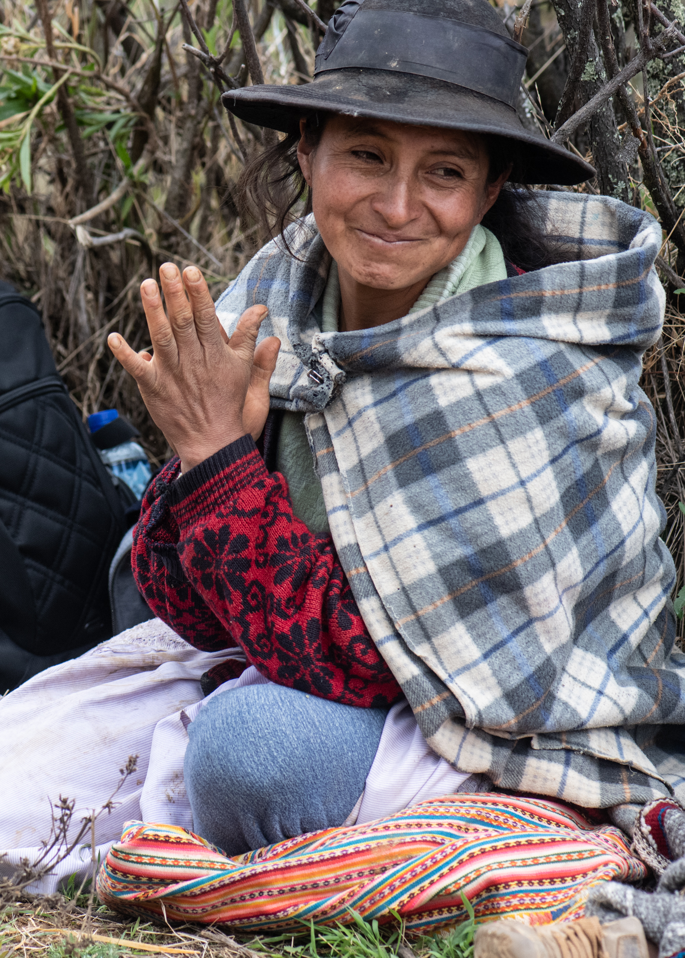Woman farmer in Peru. 